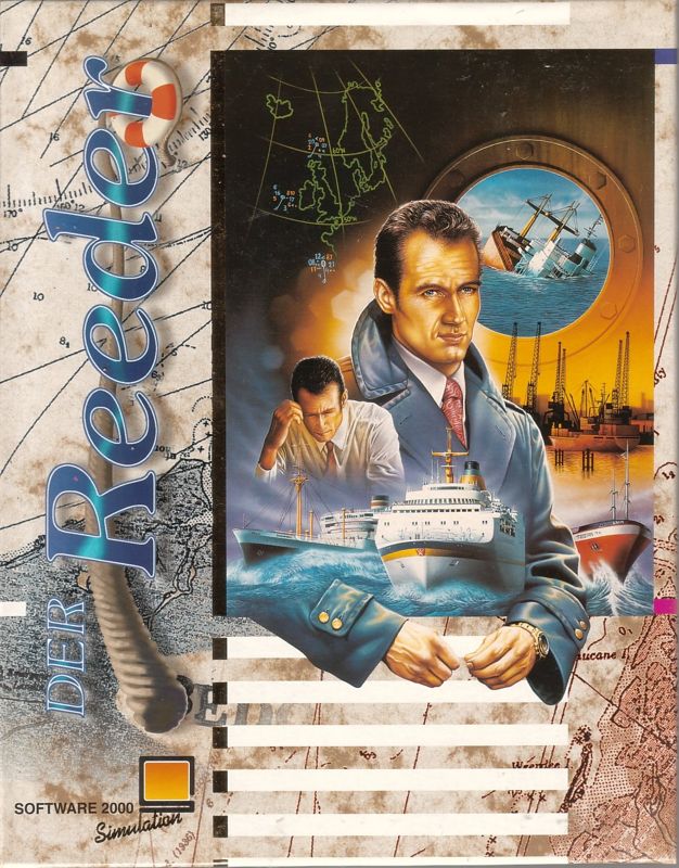 Ocean Trader box art for Amiga
